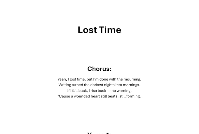 write a custom and personalized hit song for you